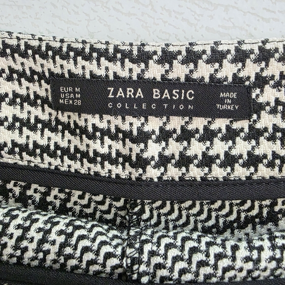 Zara Stylish Plaid High Waisted Shorts Size M‎ - Picture 5 of 10